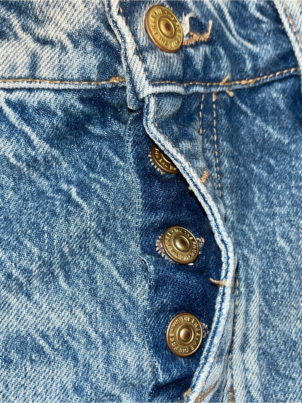 We The Free Good Luck Mid Rise Barrel Jeans in Ultra Light Beam - Picture 11 of 11